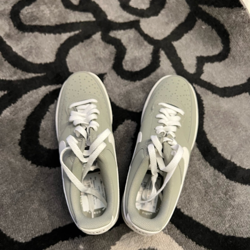 Men's Nike Court vision low Sneakers Gray with White Accents